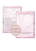 Nail care client card